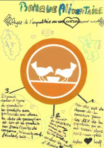 Entrée du collège Cantelande à Cestas avec des élèves, illustrant l'accès rapide à Pronote