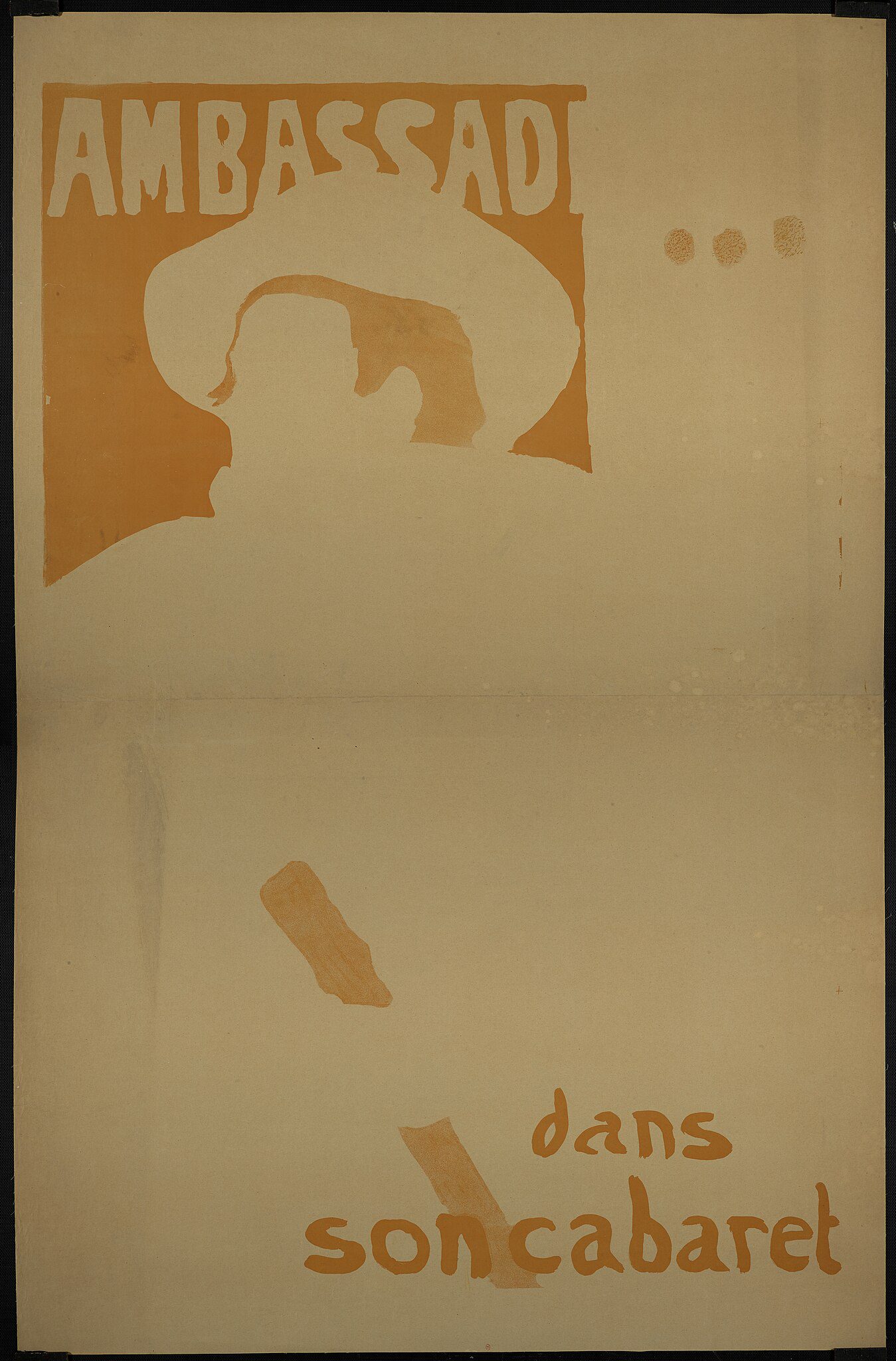 Affiche Aristide Bruant - Toulouse Lautrec