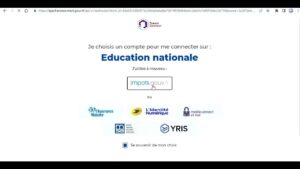 Interface de connexion à Pronote via Lycée Connecté illustrant le processus pas à pas