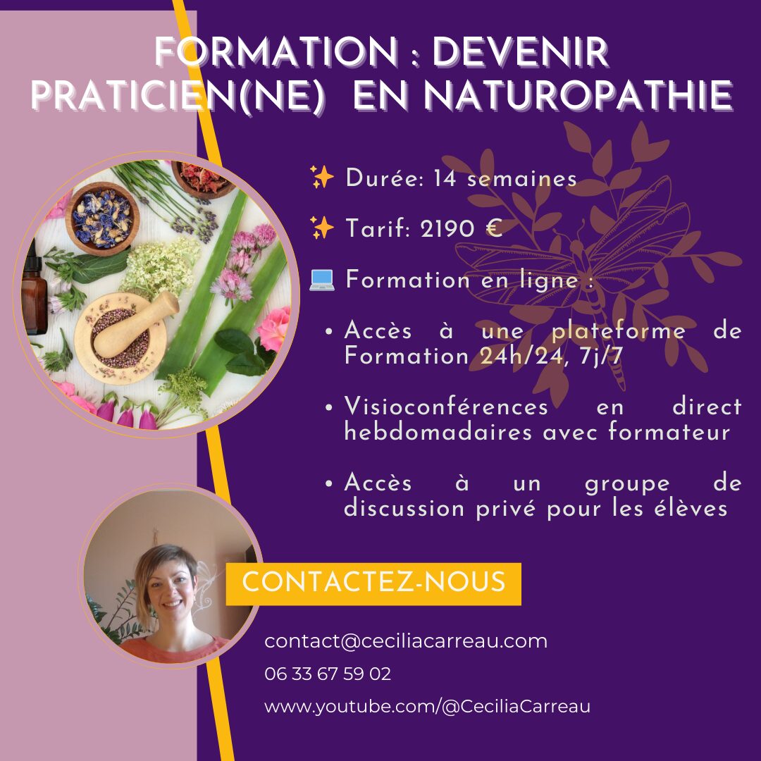 formation certifiée Qualiopi en naturopathie