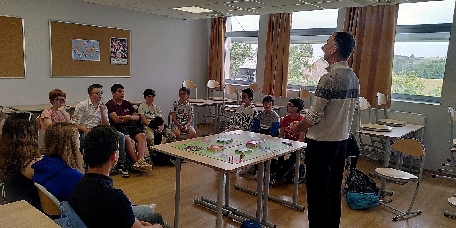 Intervention au collège de Morée dans le Loir-et-Cher