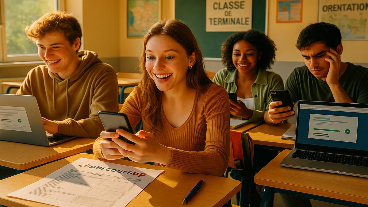 Illustration des résultats Parcoursup : 70 % des lycéens inscrits reçoivent une proposition d’admission
