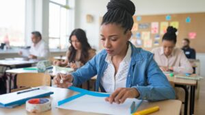 Astuce de prof : un simple rouleau de masking tape calme une classe agitée